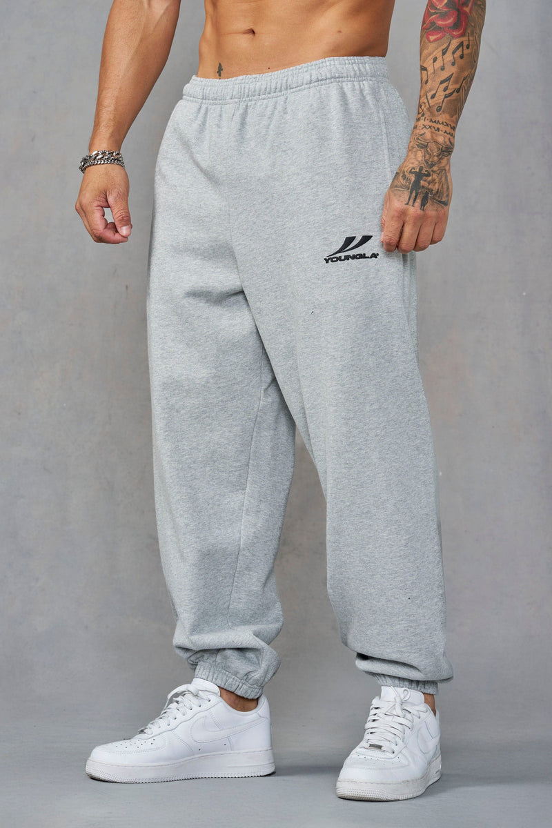 Classic Baggy Sweats - Heather Grey